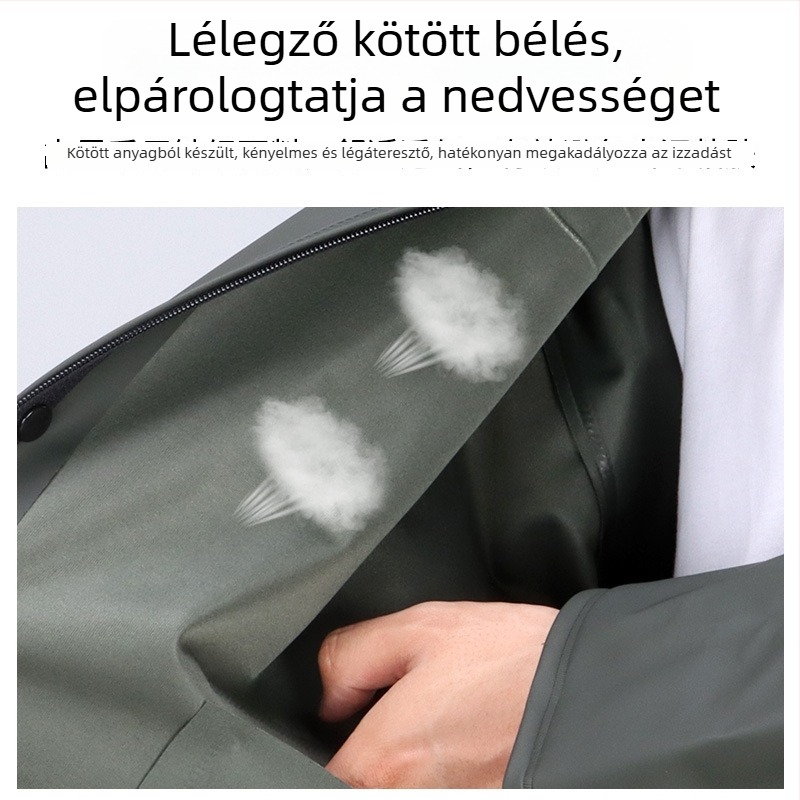 San Baoxi Túrázó esőponcho felnőtteknek, vast PVC anyag, PVC ragasztó réteg, egy személyre szóló, logó nyomtatás