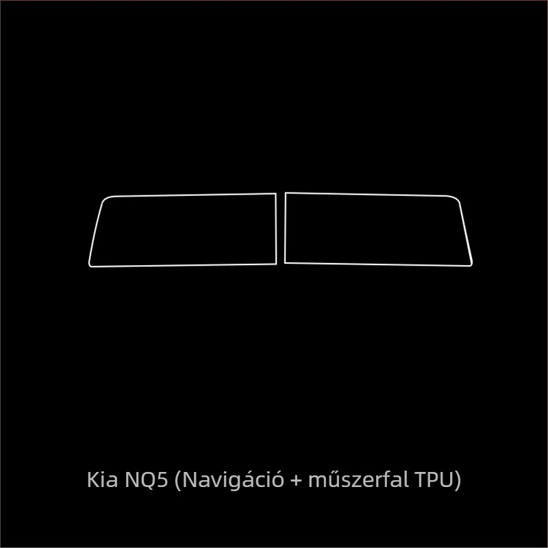 Belső védőfilm navigációs képernyőhöz és középső konzolhoz - PET, magas és alacsony hőmérséklet-tűrés, pozíció: központi vezérlés, univerzális