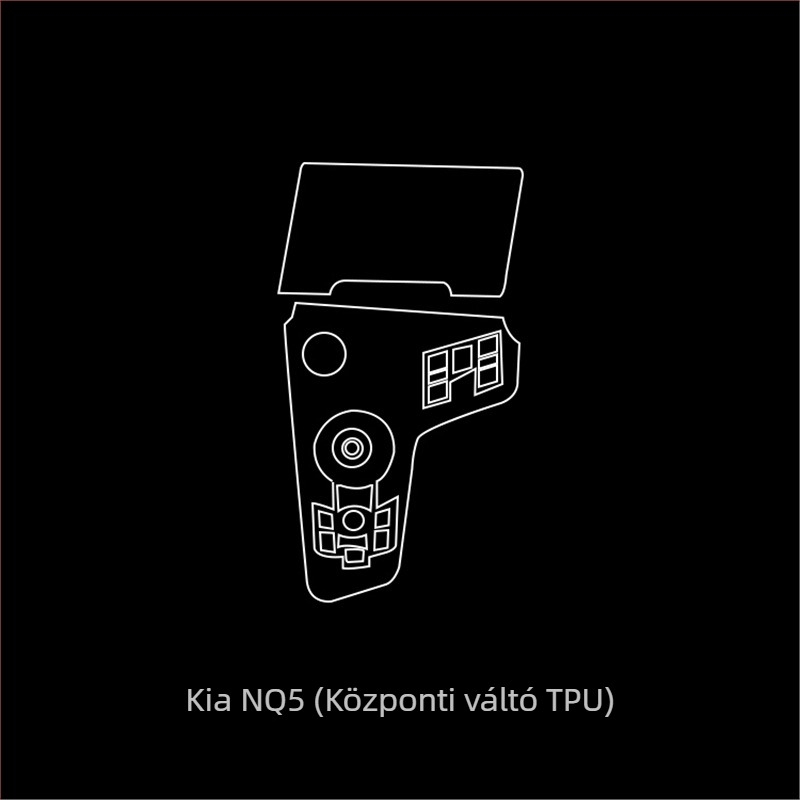 Belső védőfilm navigációs képernyőhöz és középső konzolhoz - PET, magas és alacsony hőmérséklet-tűrés, pozíció: központi vezérlés, univerzális