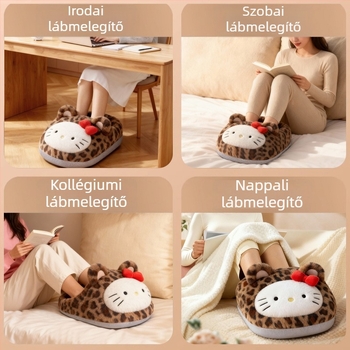 Lábmelegítő velúr forróvíz-táskával, 220V, 400W, hálózati töltés, modell YY-R801