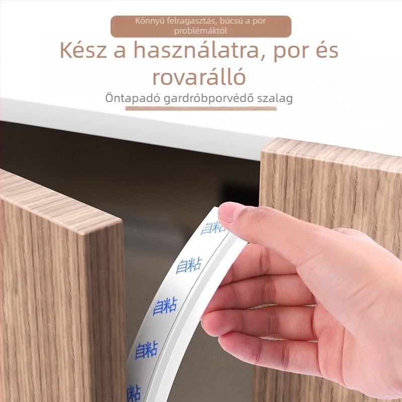 Szigetelőszalag szekrényajtókhoz, porálló, modell CX-CZ-YH, Strength márka, ajtókhoz, modern egyszerű stílus
