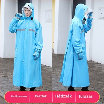 Túrázó poncsó — Chunya Spinning anyag, 0.23 vastagságú szövet, PVC ragasztó vízálló réteg, logó nyomtatás és testreszabás elérhető