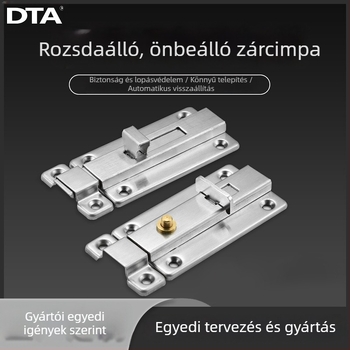 Butterfly bolt latch — 201 rozsdamentes acél, felületi elektroplating, modell Latch, márka DTA Dongtai