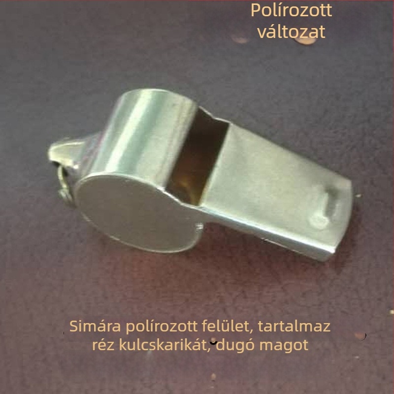 Réz síp 6-formájú kivitel, bíróknak és edzőknek, kültéri használatra, testreszabható logó, márka Aili