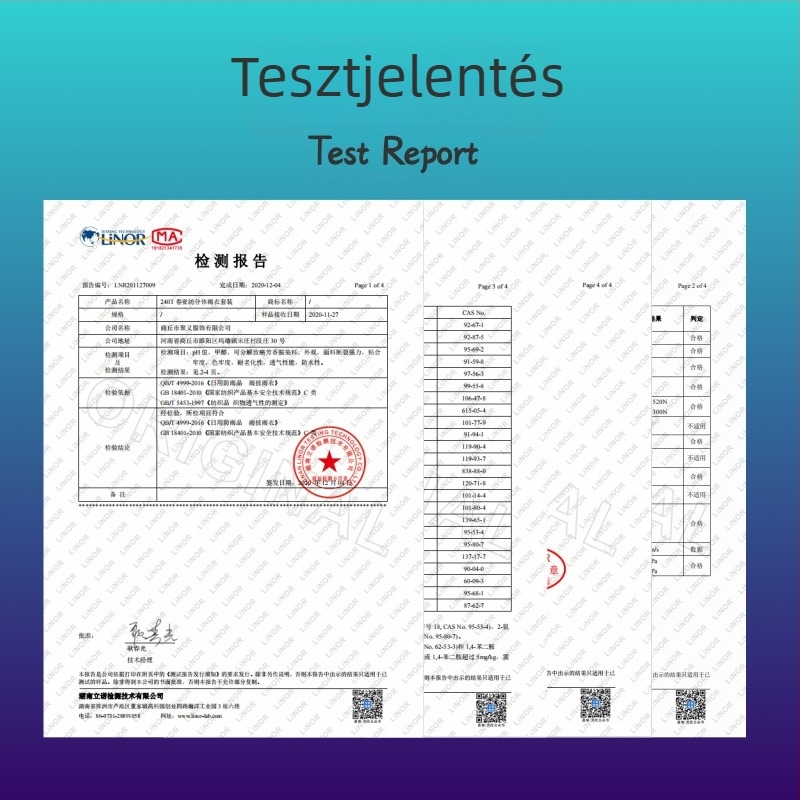 Felnőtt reflektoros split esőkabát és esőnadrág szett kültéri szolgálathoz, vízálló réteg PVC ragasztóval, anyagvastagság 0,23 mm, Juyi Rain