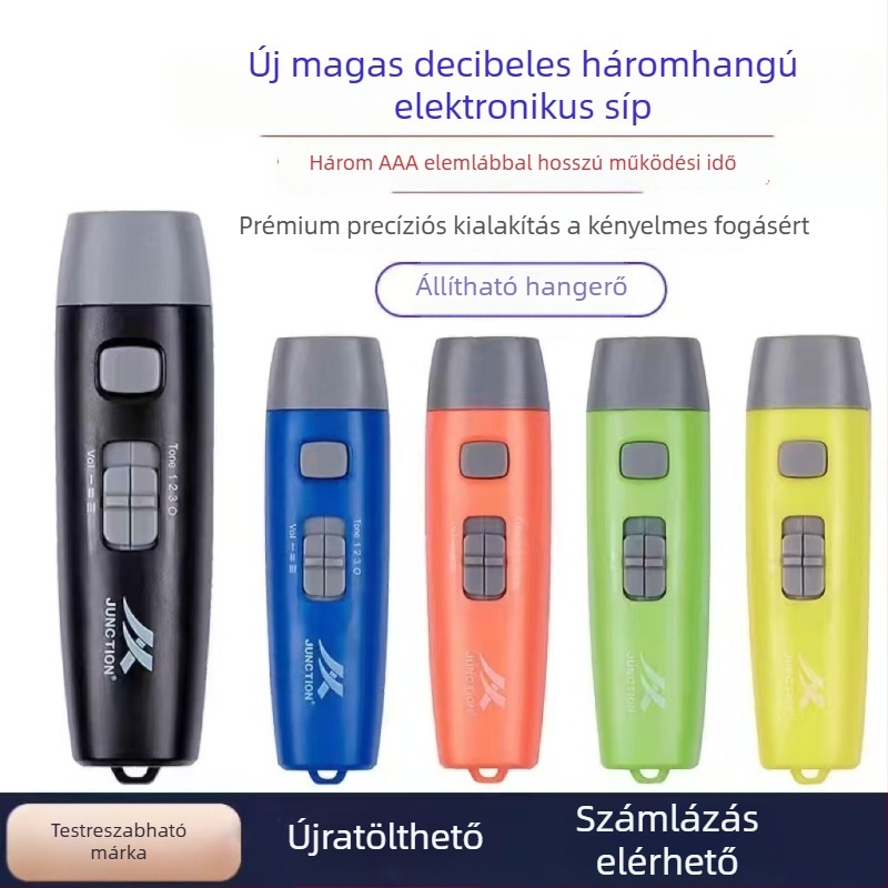 Elektronikus sport síp állítható hanggal, hosszú üzemidővel és nagy hangerővel (ABS tokozás; Márka Jianxian)