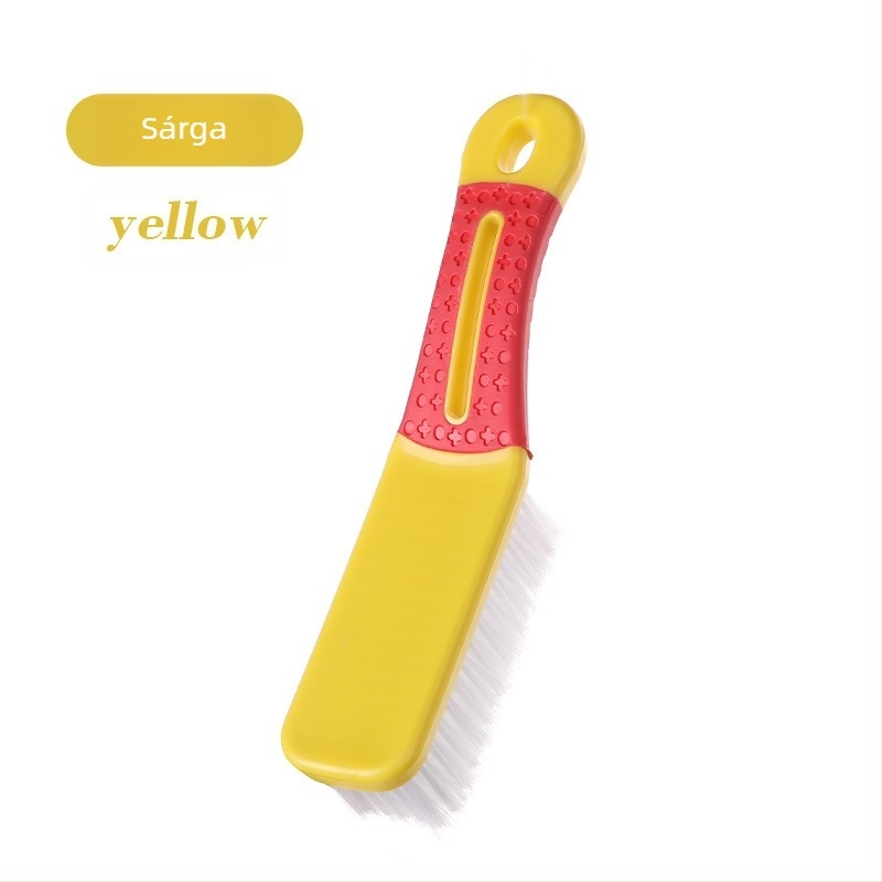 A cipőtisztító kefe puha műanyag sörtékkel, hosszú nyéllel, ruhák tisztítására, 400 darabos csomag, 50 g