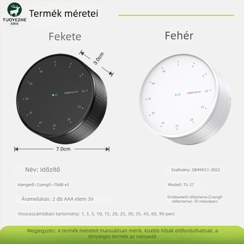 Kreatív mágneses konyhai forgó időmérő gyerekeknek és szabadtéri edzéshez