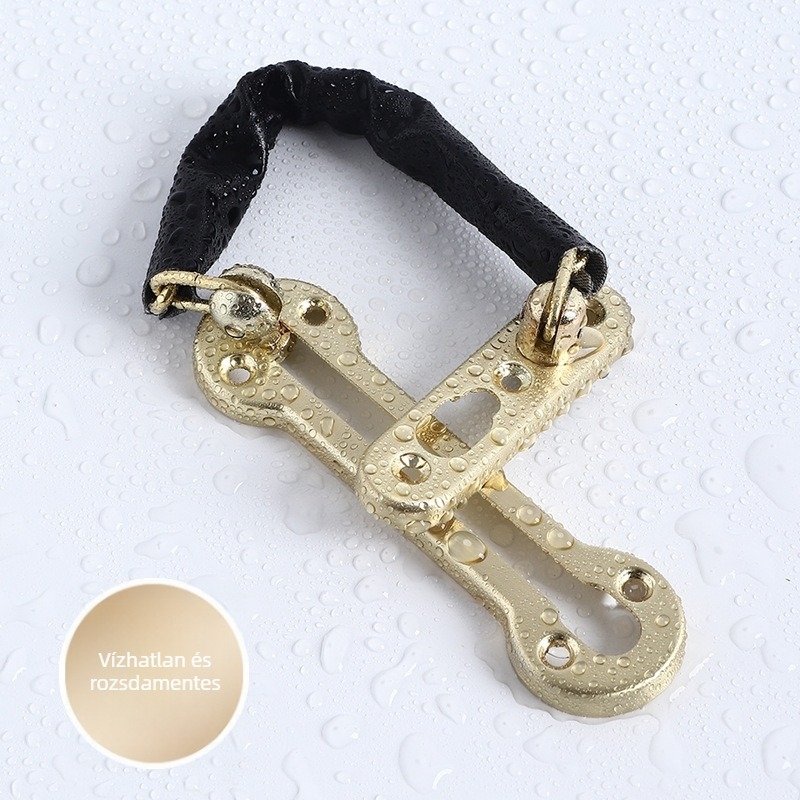 Rozsdamentes acél ajtólánc – antifurt, vastag, elektroplatált felület