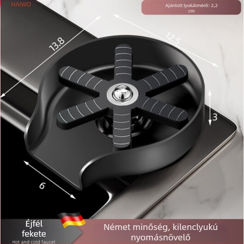 Automata magasnyomású pohármosó mosogatóhoz — rozsdamentes acél, HW-XBQ modell, névleges nyomás 1.6, 0–90°C, 20 mm bemenet-kimenet