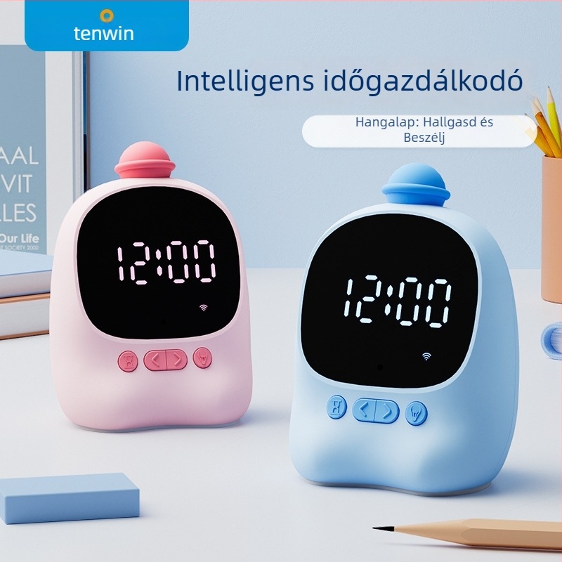 Csillagászati oktatási ébresztőóra – digitális LED kijelző, elemes működés, világidő, ébresztő, éjszakai fény