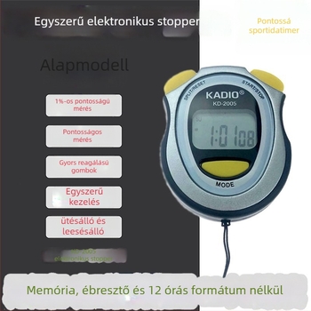 KD-2005 digitális stopper ugrókötélhez, futáshoz, kosárlabda-edzéshez és versenyekhez