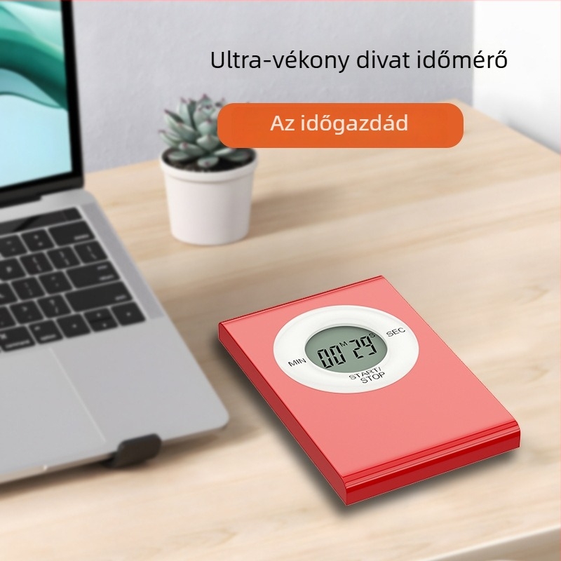 99 perc 59 másodperc időzítő LCD kijelzővel, ébresztővel és kronográffal — ABS burkolat, konyha és tanulás céljából
