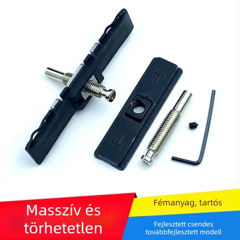 Pillangó zár ajtókhoz; rozsdamentes acél; felületén színezett cink bevonat; standard modell
