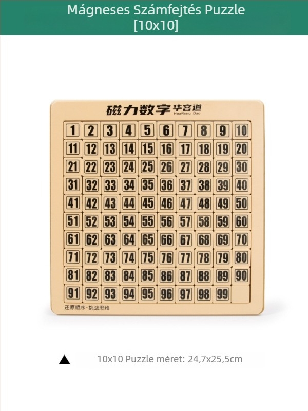 Mágneses Huarong Road toló puzzle – Three Kingdoms téma, műanyag, 7–14 éveseknek (színes doboz)