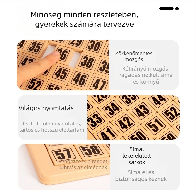 Mágneses Huarong Road toló puzzle – Three Kingdoms téma, műanyag, 7–14 éveseknek (színes doboz)