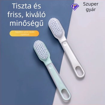 ABEPC cipőseprő – puha sörték velúrhoz, gyengéd tisztítás, decontamináció, műanyag drót
