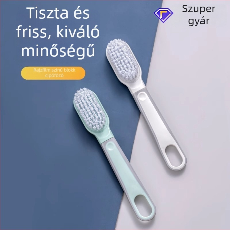 ABEPC cipőseprő – puha sörték velúrhoz, gyengéd tisztítás, decontamináció, műanyag drót