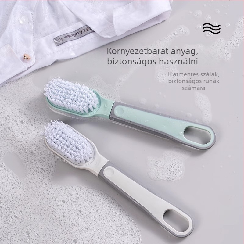 ABEPC cipőseprő – puha sörték velúrhoz, gyengéd tisztítás, decontamináció, műanyag drót