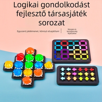 Műanyag Diamond Maze logikai társasjáték gyerekeknek, 7–14 évesek, fejleszti a logikus gondolkodást, kéz-szem koordinációt és szülő-gyermek interakciót