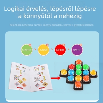 Műanyag Diamond Maze logikai társasjáték gyerekeknek, 7–14 évesek, fejleszti a logikus gondolkodást, kéz-szem koordinációt és szülő-gyermek interakciót