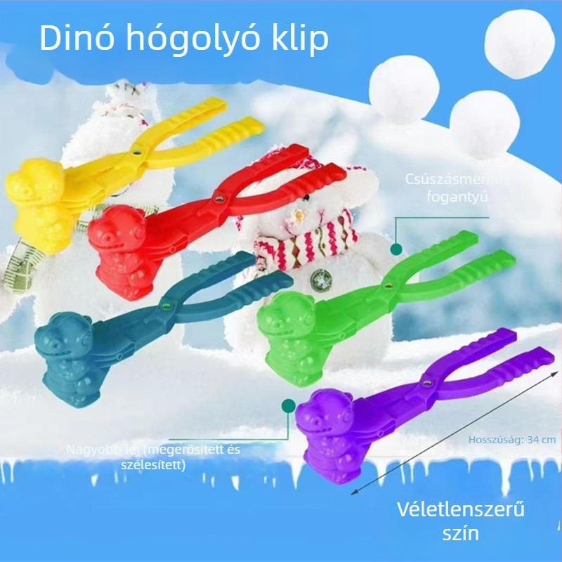 Junqi műanyag hócsipesz gyerekeknek | gyors formázó klipsz | hóklipsz