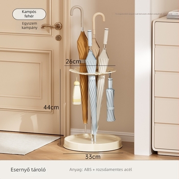 Műanyag esernyőtartó, otthoni használatra, szabadon álló, ajtó mögötti tárolás, multifunkcionális, 1 szint, nappaliba