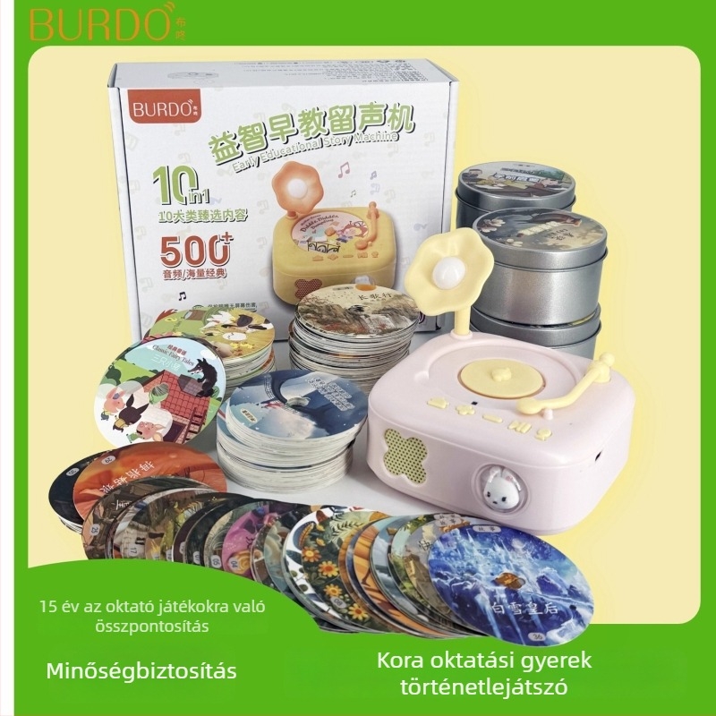 Korai oktatási mesemachine – Funkciók: Flash, családi játékok, zene és hang, érzelmi interakció; ABS ház, 4–8 GB memória, LiPo akkumulátor, LM-002