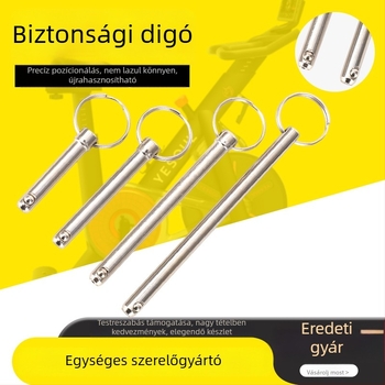 Gyorskioldó csap A3 acélgolyóval, körgyűrűs kivitel, Gb 882 szabvány, ipari gépek pozícionálásához