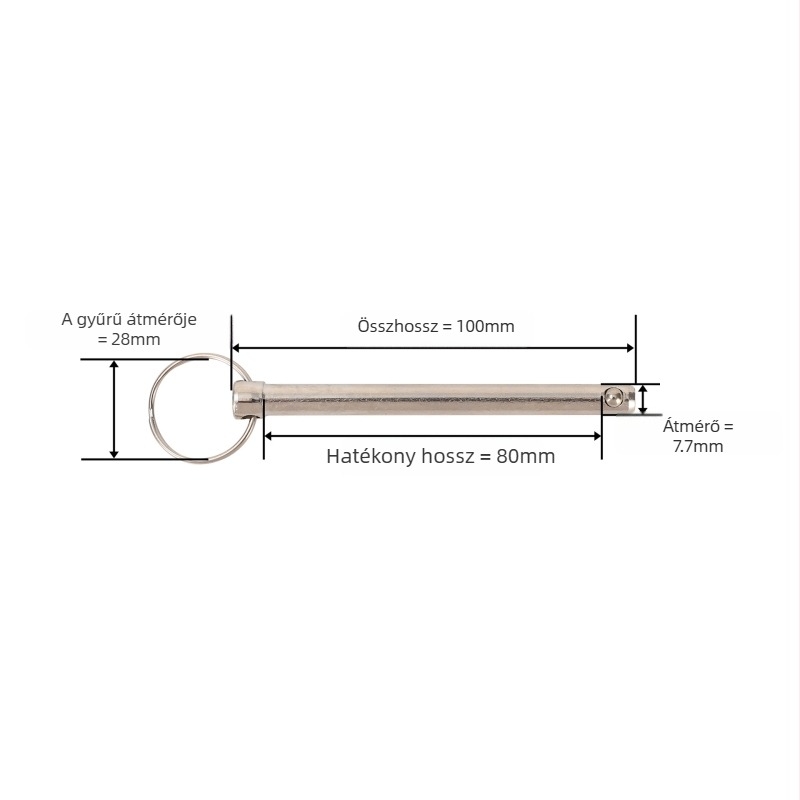 Gyorskioldó csap A3 acélgolyóval, körgyűrűs kivitel, Gb 882 szabvány, ipari gépek pozícionálásához