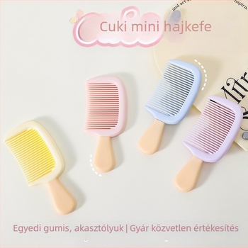 Mini fagylalt dizájnnal hajkefe hosszú hajra, hordozható műanyag fésű Xin cong modell V-265 (Xin cong; V-265; mini fagylalt dizájn; hosszú hajra)