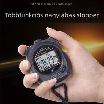 Elektronikus stopper PC3860 3 soros kijelzővel, szünet funkcióval, ABS ház