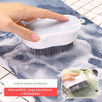 Puha sörtéjű cipőtisztító ecset ruhákhoz és cipőkhöz – többfunkciós háztartási tisztító eszköz