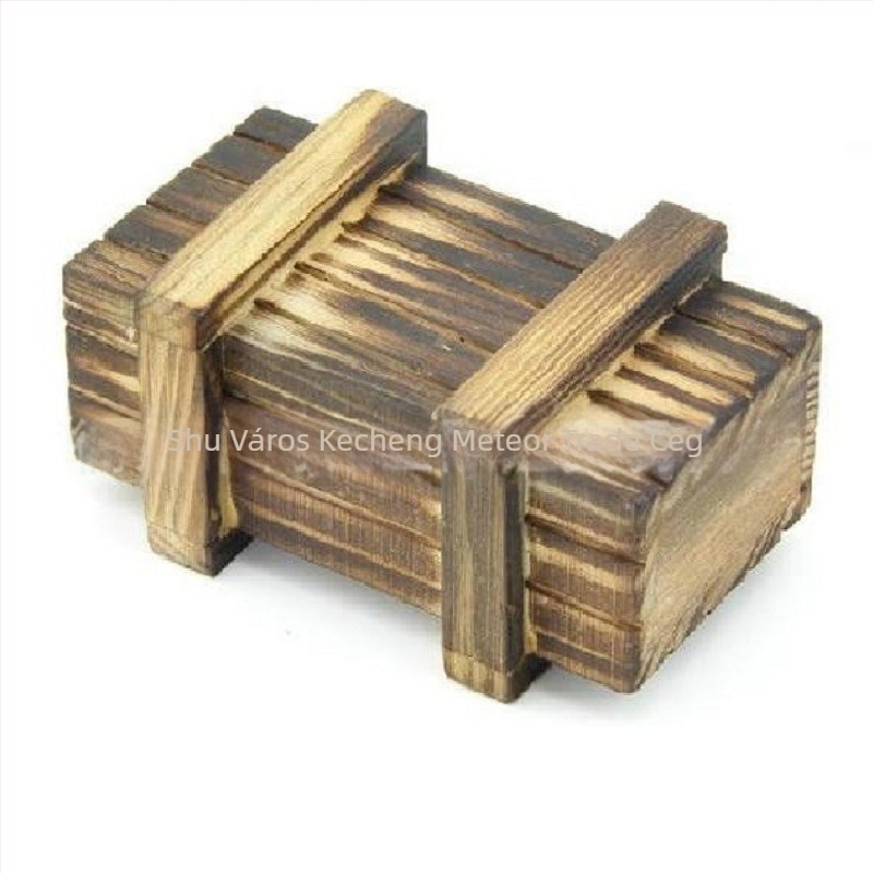Fából készült Kongming Lock / Luban Lock logikai- és kézügyességi fejlesztő puzzle, 7–14 éveseknek, videó útmutatóval