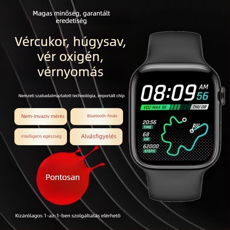 Okosóra vércukor-, vérnyomás-, húgysav- és pulzusmonitorozással, NFC fizetésekkel