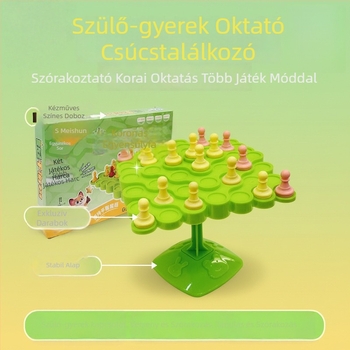 Balance Tree Gyermekek számára oktató társasjáték — interaktív több játékos koncentráció-fejlesztő játék, műanyagból, Yishun márka, 4–6, 7–14 és 15–35 éveseknek