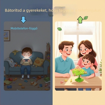 Balance Tree Gyermekek számára oktató társasjáték — interaktív több játékos koncentráció-fejlesztő játék, műanyagból, Yishun márka, 4–6, 7–14 és 15–35 éveseknek