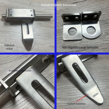 Gujiu Jian Premium Mortise Lock – Csatos típusú ajtózár, rozsdamentes acél, Modell: Premium Mortise Lock, Felületkezelés: Mechanikus polírozás