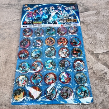 Kerek műanyag kártya társasjátékhoz, 3D világító harci érme, vízálló és ütésálló, 7–14 éveseknek.