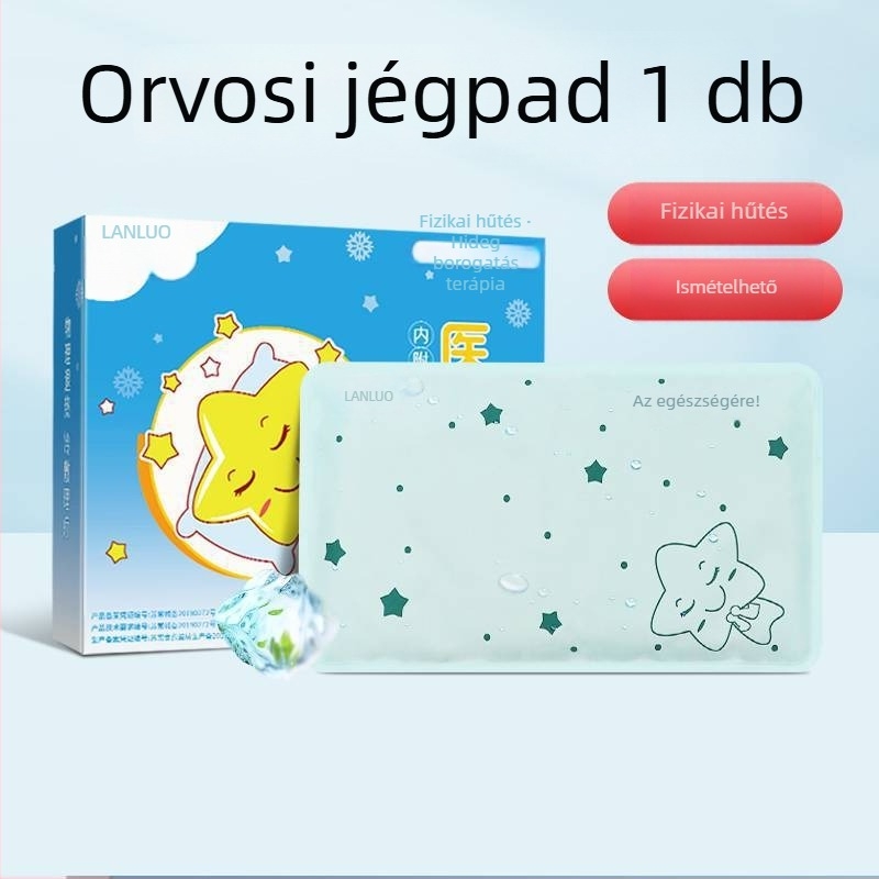 Jégpad babáknak és gyerekeknek – Újrahasználható hűtőgél párna, PVC anyag, vízzel töltve