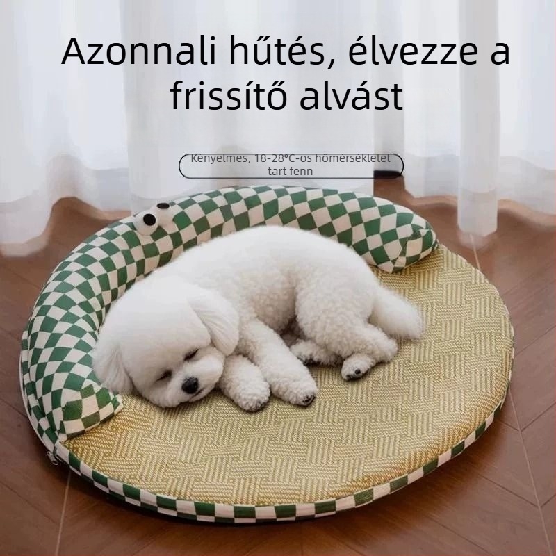 Hűsítő matrac háziállatoknak – nyári macska-fészek és kutyaágy