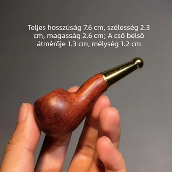 Pipa testreszabható logóval, modern minimalist stílus, alkalmas ajándékba