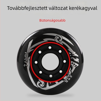 ROSELLE inline görkorcsolya kerekek, PU magas rugalmasságú és kopásálló, fékkel, városi használatra