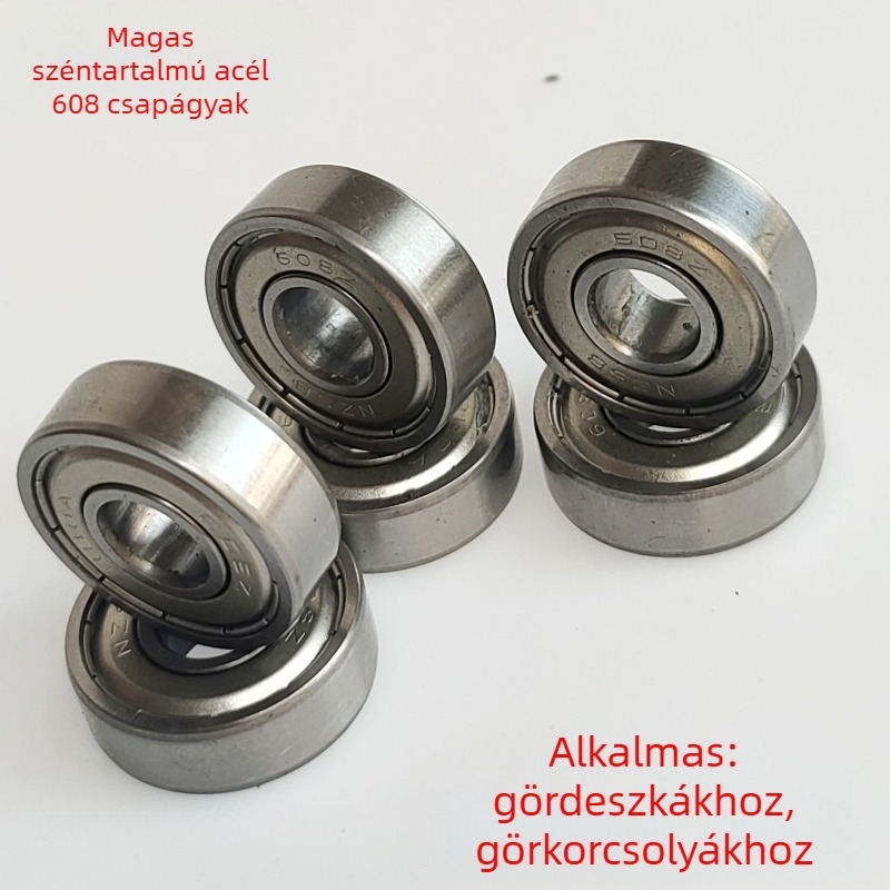 608ZZ inline korcsolya csapágyak, egysoros kivitel, univerzális használat, nem gyerekeknek