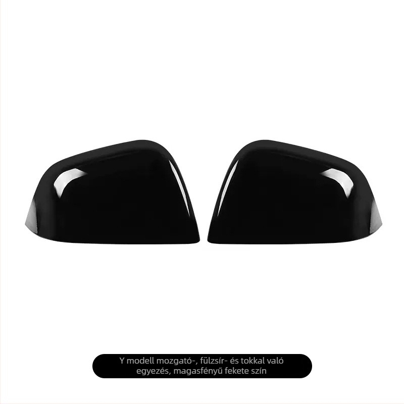 Tesla Model 3/Y visszapillantó-ház — ABS, ragasztóval ellátott alsó héj, lencsetok