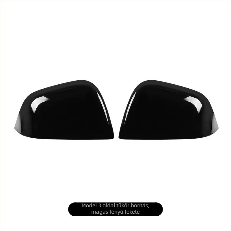 Tesla Model 3/Y visszapillantó-ház — ABS, ragasztóval ellátott alsó héj, lencsetok