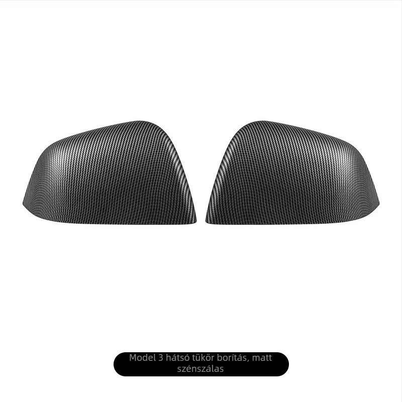 Tesla Model 3/Y visszapillantó-ház — ABS, ragasztóval ellátott alsó héj, lencsetok
