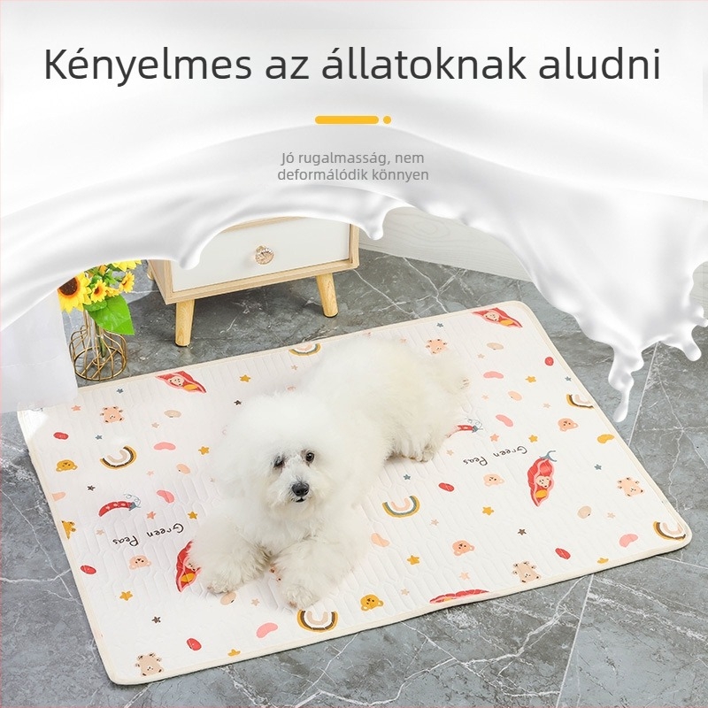 Jégselyem latex kutya párna, csúszásmentes felülettel, hűtőhatású négy évszakra