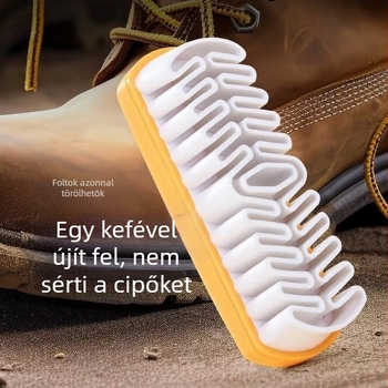 Velúr cipő keféje nylon szálakkal; 400 darabos csomag; magáncímke elérhető; tisztítás, kopásállóság és fertőtlenítés.