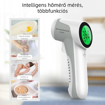 JM-01801 Hordozható homlok infravörös hőmérő – orvosi hőmérő a testhőmérséklet mérésére, száraz elem használatával